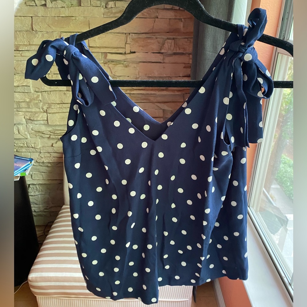Sezane Polka Dots Top.